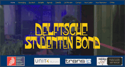 Desktop Screenshot of delftschestudentenbond.nl